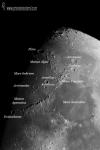Cráteres lunares - Limbo norte