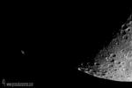 Ocultacion de Saturno por la Luna (detalle)