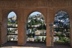 Albaicín desde los jardines del Partal