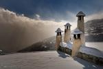 Chimeneas nevadas en Capileira 