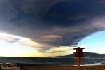 Nubes lenticulares en Torrenueva. Paisajes de Granada