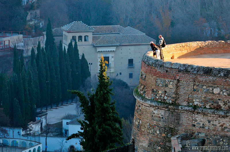 Torre del Cubo (Alhambra de Granada). Paisajes y monumentos de Granada